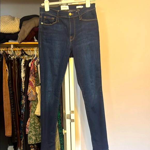 Frame Denim Denim - FRAME DENIM: Women's Skinny Blue Jeans